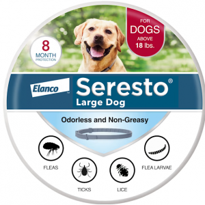 Seresto大型犬体重超18磅防跳蚤和蜱虫项圈