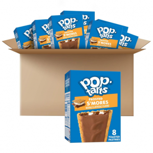 Pop-Tarts Toaster Pastries, Breakfast Foods, Kids Snacks, Frosted S'mores (64 Pop-Tarts) @ Amazon