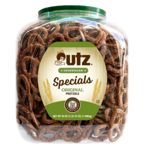 Utz Sourdough Specials Pretzels, Original, 63 oz @ Amazon