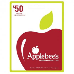 閃購：Applebee's $50 實體禮卡 @ Amazon