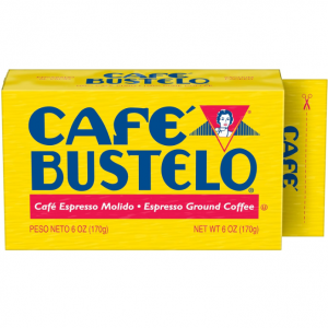 Café Bustelo Espresso Dark Roast Ground Coffee Brick, 6 Ounces (Pack of 12) @ Amazon