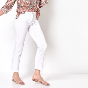 60% Off Toni My Best Friend Slim Fit 7/8 Trousers 28" White @ Jonzara