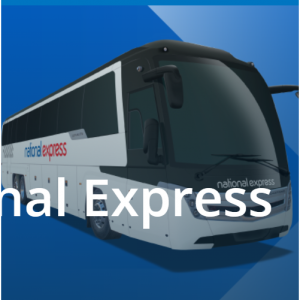 National Express UK - 4 人或以上團體，預訂前往倫敦斯坦斯特德機場和盧頓機場車票