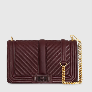 Rebecca Minkoff Chevron Quilted Love Crossbody