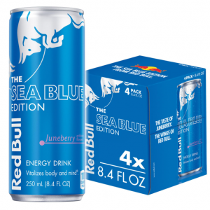 Red Bull 海蓝版莓果口味能量饮料 8.4oz 4罐 @ Amazon