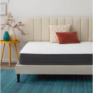 Linenspa Essentials Firm Gel Memory Foam Hybrid 8 in. Bed-in-a-Box Mattress @ Home Depot