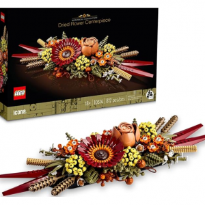 36% off LEGO Icons Dried Flower Centerpiece, Botanical Collection Crafts Set for Adults @Amazon