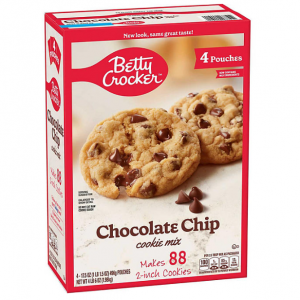 Betty Crocker Chocolate Chip Cookie Pouch, 4 pk @ Sam's Club