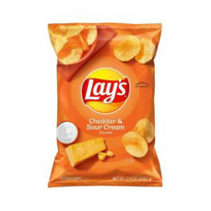 Lay's 切达奶酪和酸奶油味薯片 7.75 oz