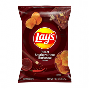 Lay's 南方辣味 烧烤味 甜味 薯片 7.75 oz
