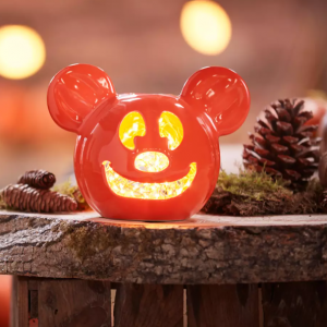 Disney Mickey Mouse Halloween Jack-o'-Lantern Votive 烛台