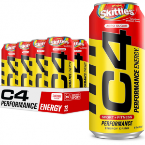 Cellucor C4 Energy Drink, Skittles, 16 Oz, Pack of 12 @ Amazon