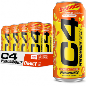 Cellucor C4 星爆橙无糖碳酸能量饮料 16oz 12罐 @ Amazon