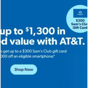 iPhone 16 Pro - up to $1300 off when you switch to AT&T + trade-in @Sam's Club