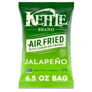 Kettle Brand Potato Chips, Air Fried Jalapeño Kettle Chips, 6.5 Oz Bag @ Amazon