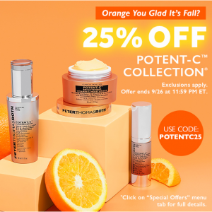 25% Off Potent-C Collection @ Peter Thomas Roth