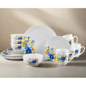 蝶恋花陶瓷餐具16件套