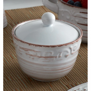 带盖格子调味罐子