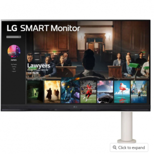 50% off LG 32" 4K UHD Smart Monitor with webOS and Ergo Stand (32SQ780S-W) @Beach Camera