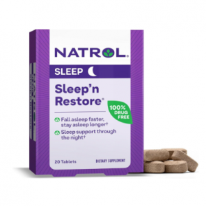 Natrol Sleep N Restore Tablets, 20 Count @ Amazon