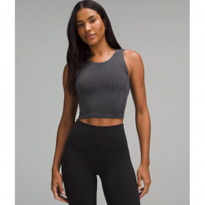 50% off lululemon Ribbed Softstreme Cropped Tank Top