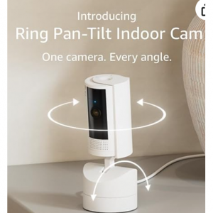 Amazon - 2024新品：Ring Pan-Tilt 攝像頭，雲台360°旋轉，雙向語音，6.2折