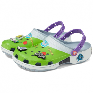 Zappos官網 Crocs Toy Story 巴斯光年聯名款綠色中性洞洞鞋6折熱賣 	