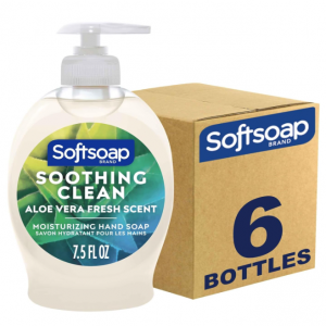 Softsoap Aloe Vera hand soap - Moisturizing 7.5 Fl Oz (Pack of 6) @ Amazon