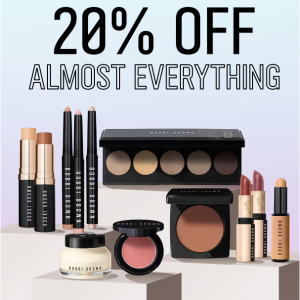 20% Off Almost Everything @ Bobbi Brown UK