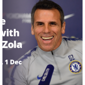 Ultimate Weekend with Gianfranco Zola in Singapore (30 Nov – 1 Dec 2024) for $668.06 