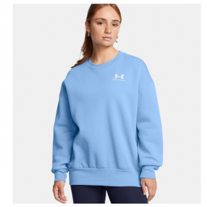 Under Armour DE - UA Rival Oversize-Fleece Oberteil mit Rundhalsausschnitt für Damen for €65 