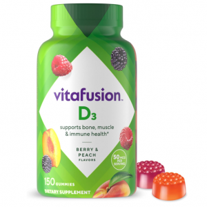 Vitafusion 维生素 D3水果口味软糖 150粒 @ Amazon