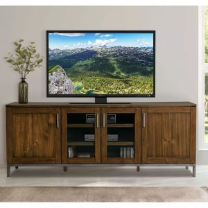 Alix 72" Multi-Use Media and TV Console, Light Brown @ Sam's Club