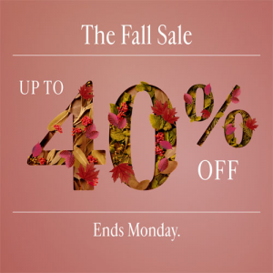 Fall Sale - Up To 40% Off Sitewide @ Saje Wellness