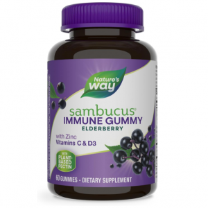 Nature’s Way Sambucus Elderberry Gummies, 60 Gummies @ Amazon