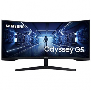 woot! - 三星 Odyssey G5 34" 21:9 2K 165Hz FreeSync 曲面显示器 ，5.5折