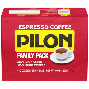 Pilon Espresso Arabica Coffee, 10 Ounce (Pack of 4) @ Amazon