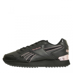 68% Off Reebok Glide Ripple Trainers Core Black/​Rose Gold @ MandM