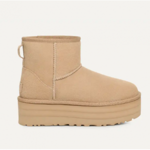 UGG UK官网 Mini Platform厚底雪地靴7折热卖