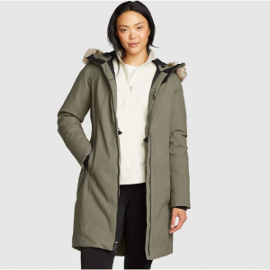 Eddie Bauer Women's Olympia Waterproof Down Stadium Coat