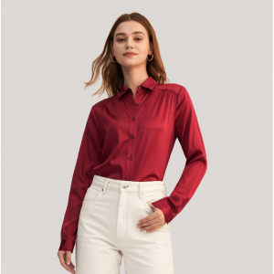 LilySilk - Long Sleeves Collared Silk Blouse for $139