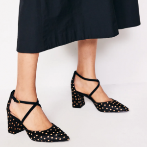 50% Off Strap Block Heel Point Courts @ Boden UK