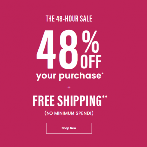 The 48-hour Sale - 48% Off Your Purchase + Free Shipping @ LOFT 