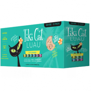 Tiki Cat® Luau Wet Cat Food - Non-GMO, Grain Free, High Protein - Variety Pack, 12 CT, 33.6 OZ