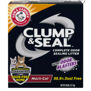 Arm & Hammer™ Clump & Seal Clumping Multi-Cat Clay Cat Litter - Low Dust