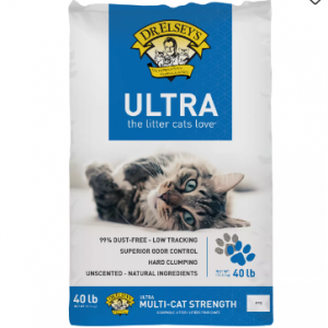 Dr. Elsey's Precious Cat Ultra Clumping Multi-Cat Clay Cat Litter - Unscented, Low Tracking