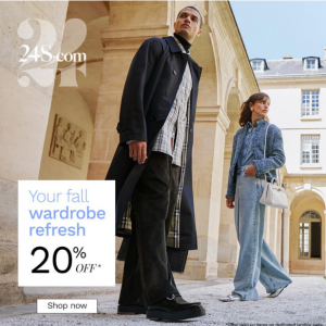 24S - 20% Off Full Price Items £/$400+ on Max Mara, Prada, Canada Goose, Jacquemus, A.P.C. & More 