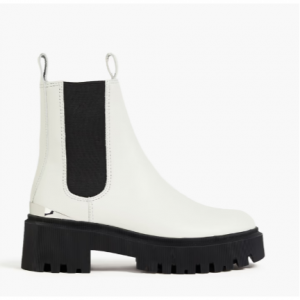 70% Off Maje Leather Platform Chelsea Boots @ THE OUTNET UAE