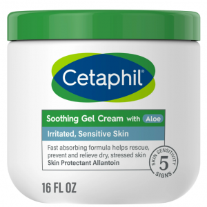 Cetaphil Soothing Gel-Cream with Aloe Instantly Soothes and Hydrates Sensitive Skin, 16oz@ Walmart