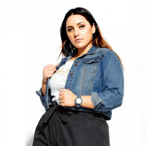 50% Off Classic Denim Jacket - denim @ City Chic